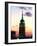 The Empire State Building Illuminated at Night-null-Framed Photographic Print