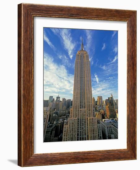 The Empire State Building, New York City-Richard Berenholtz-Framed Art Print