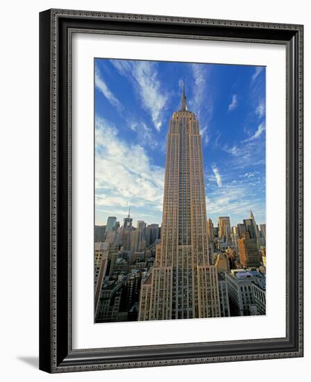 The Empire State Building, New York City-Richard Berenholtz-Framed Art Print