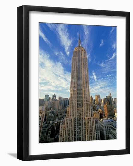 The Empire State Building, New York City-Richard Berenholtz-Framed Art Print