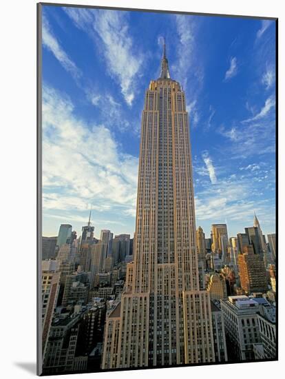 The Empire State Building, New York City-Richard Berenholtz-Mounted Art Print