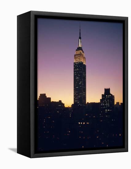 The Empire State Building, New York, New York State, USA-Christina Gascoigne-Framed Premier Image Canvas