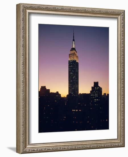 The Empire State Building, New York, New York State, USA-Christina Gascoigne-Framed Photographic Print