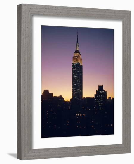 The Empire State Building, New York, New York State, USA-Christina Gascoigne-Framed Photographic Print