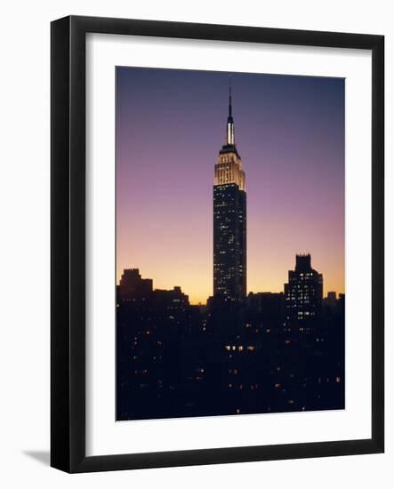 The Empire State Building, New York, New York State, USA-Christina Gascoigne-Framed Photographic Print