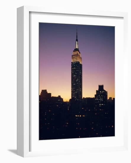 The Empire State Building, New York, New York State, USA-Christina Gascoigne-Framed Photographic Print