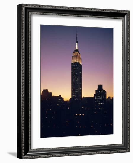 The Empire State Building, New York, New York State, USA-Christina Gascoigne-Framed Photographic Print