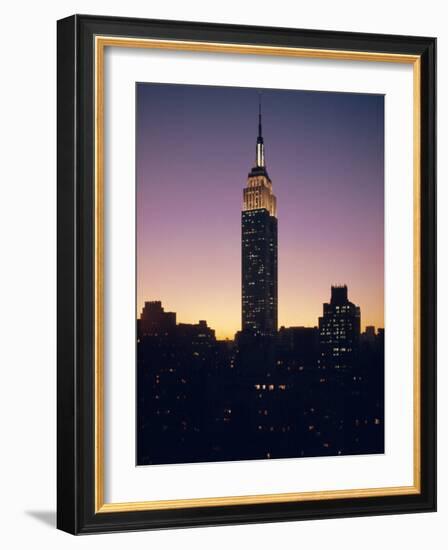 The Empire State Building, New York, New York State, USA-Christina Gascoigne-Framed Photographic Print