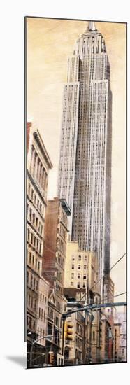 The Empire State Building-Matthew Daniels-Mounted Art Print
