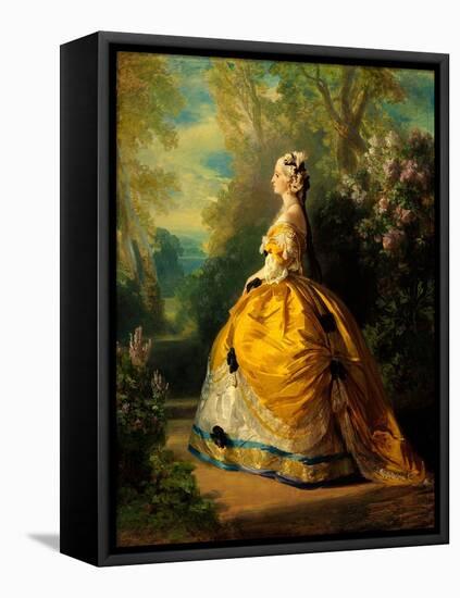 The Empress Eugenie, 1854 (Oil on Canvas)-Franz Xaver Winterhalter-Framed Premier Image Canvas