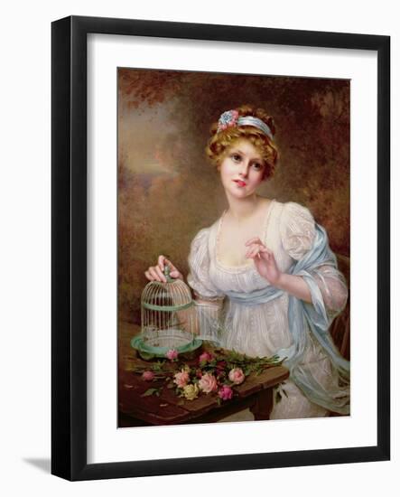 The Empty Birdcage-Francois Martin-kavel-Framed Giclee Print