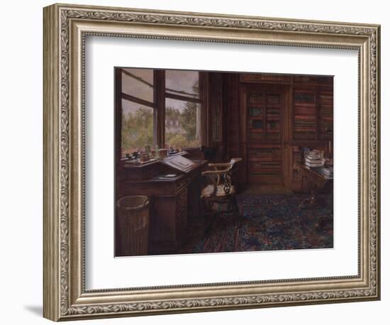 The Empty Chair, Gad's Hill, 9th June, 1870-Sir Samuel Luke Fildes-Framed Premium Giclee Print