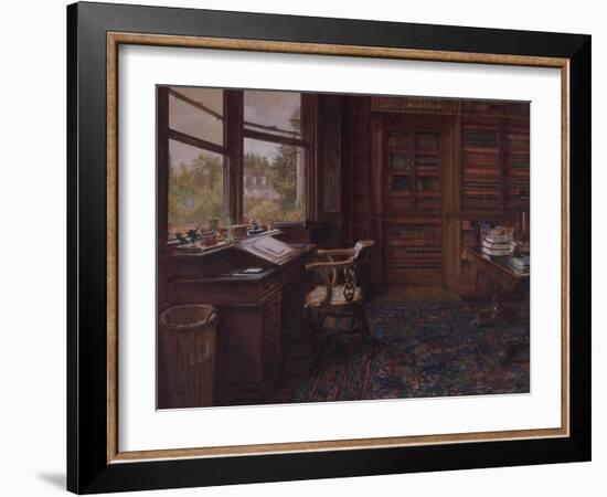 The Empty Chair, Gad's Hill, 9th June, 1870-Sir Samuel Luke Fildes-Framed Giclee Print