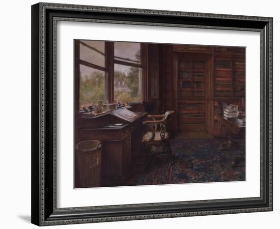 The Empty Chair, Gad's Hill, 9th June, 1870-Sir Samuel Luke Fildes-Framed Giclee Print