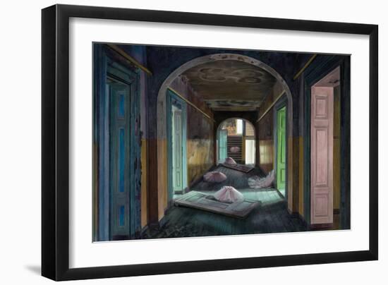 The Empty House, 2013-Aris Kalaizis-Framed Giclee Print