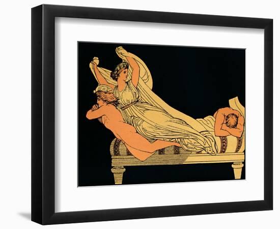 The Empty Joy That Dwells In the Dreams of the Night, 1880-Flaxman-Framed Giclee Print