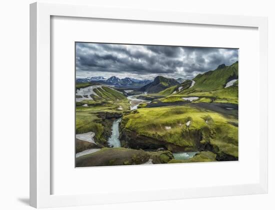 The Emstrua River, Thorsmork, Iceland-Arctic-Images-Framed Photographic Print