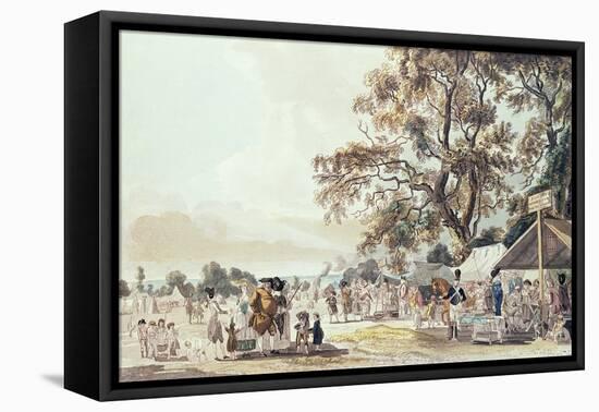 The Encampment in Hyde Park, 1780-Paul Sandby-Framed Premier Image Canvas