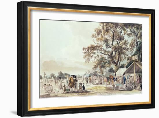 The Encampment in Hyde Park, 1780-Paul Sandby-Framed Giclee Print