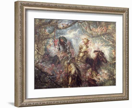 The Enchanted Forest, 1886-Sir John Gilbert-Framed Giclee Print