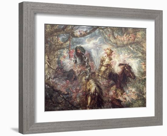 The Enchanted Forest, 1886-Sir John Gilbert-Framed Giclee Print