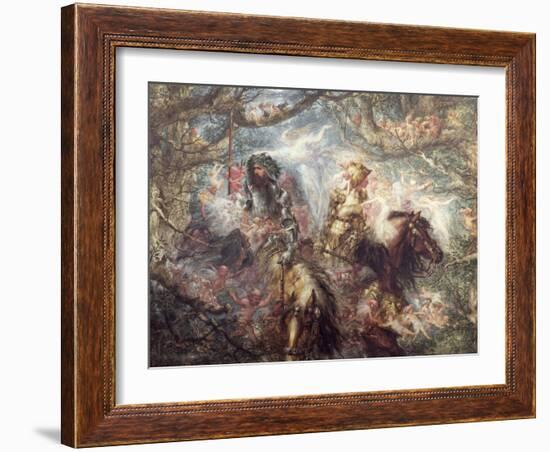 The Enchanted Forest, 1886-Sir John Gilbert-Framed Giclee Print