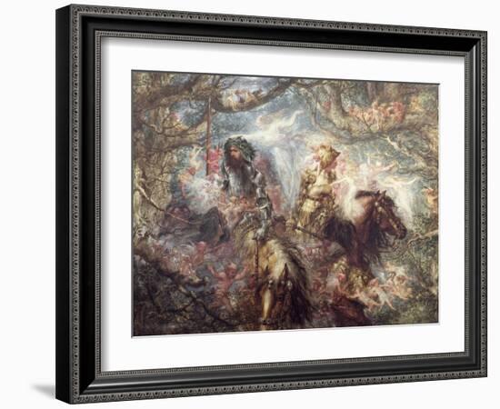 The Enchanted Forest, 1886-Sir John Gilbert-Framed Giclee Print