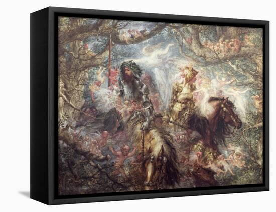 The Enchanted Forest, 1886-Sir John Gilbert-Framed Premier Image Canvas