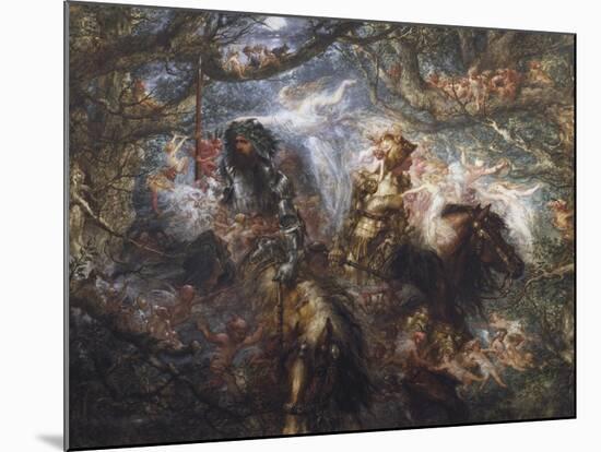 The Enchanted Forest, 1886-John Gilbert-Mounted Giclee Print