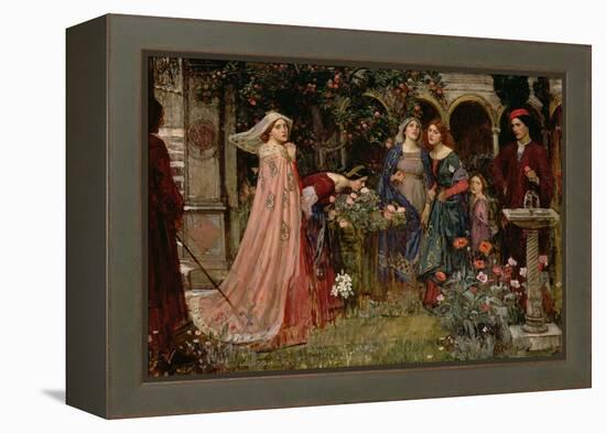The Enchanted Garden, c.1916-17-John William Waterhouse-Framed Premier Image Canvas
