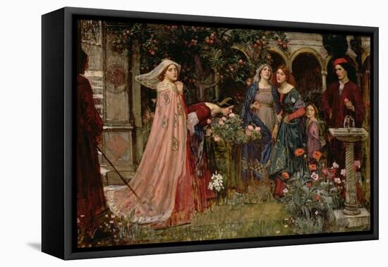 The Enchanted Garden, c.1916-17-John William Waterhouse-Framed Premier Image Canvas