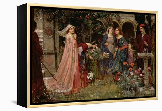 The Enchanted Garden, c.1916-17-John William Waterhouse-Framed Premier Image Canvas