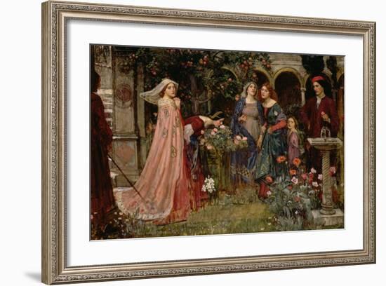 The Enchanted Garden, c.1916-17-John William Waterhouse-Framed Giclee Print