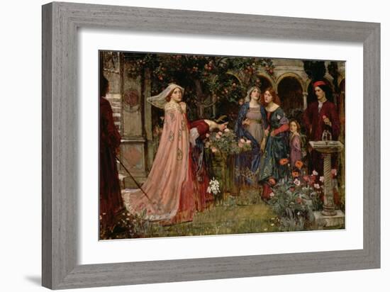 The Enchanted Garden, c.1916-17-John William Waterhouse-Framed Giclee Print