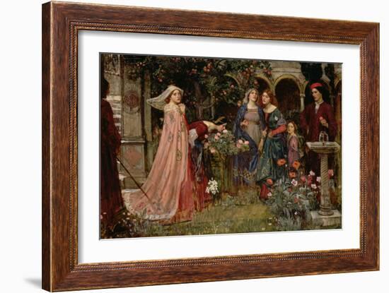 The Enchanted Garden, c.1916-17-John William Waterhouse-Framed Giclee Print