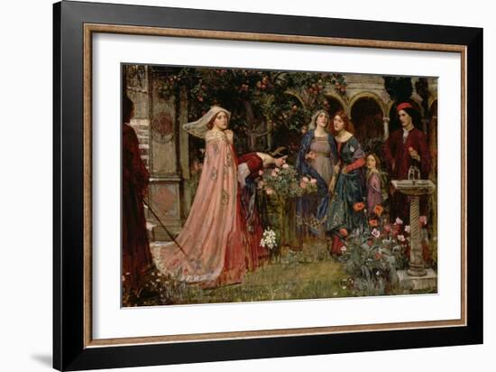 The Enchanted Garden, c.1916-17-John William Waterhouse-Framed Giclee Print