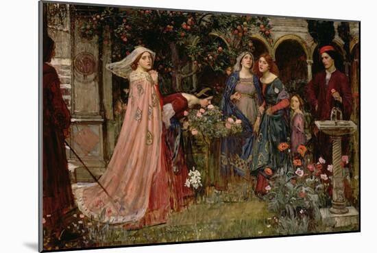 The Enchanted Garden, c.1916-17-John William Waterhouse-Mounted Giclee Print