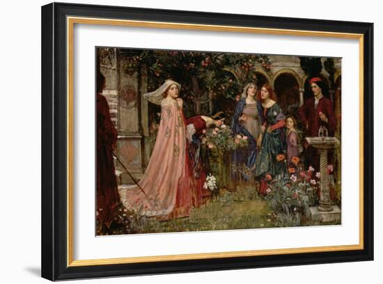 The Enchanted Garden, c.1916-17-John William Waterhouse-Framed Giclee Print