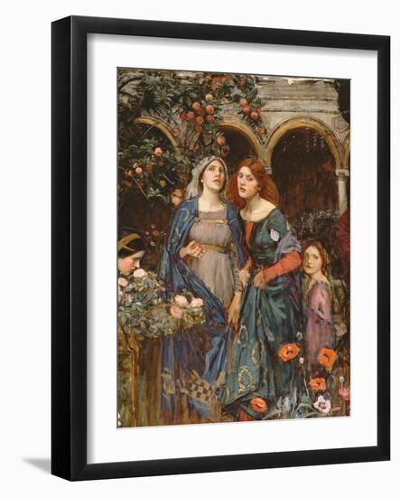 The Enchanted Garden, C.1916-17-John William Waterhouse-Framed Giclee Print