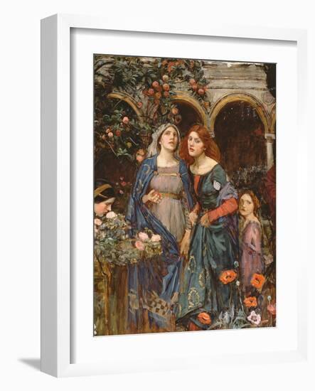 The Enchanted Garden, C.1916-17-John William Waterhouse-Framed Giclee Print