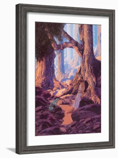 The Enchanted Prince-Maxfield Parrish-Framed Art Print