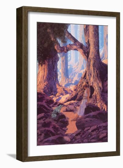 The Enchanted Prince-Maxfield Parrish-Framed Art Print