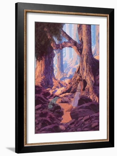 The Enchanted Prince-Maxfield Parrish-Framed Art Print