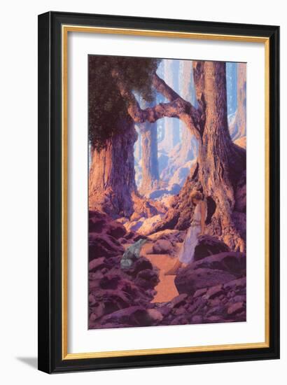The Enchanted Prince-Maxfield Parrish-Framed Art Print