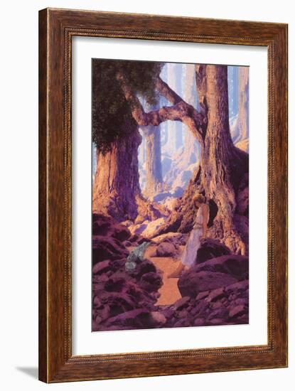 The Enchanted Prince-Maxfield Parrish-Framed Art Print