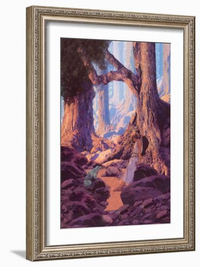 The Enchanted Prince-Maxfield Parrish-Framed Art Print