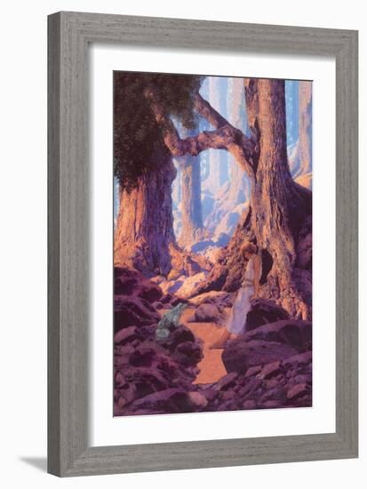 The Enchanted Prince-Maxfield Parrish-Framed Art Print