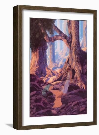 The Enchanted Prince-Maxfield Parrish-Framed Art Print