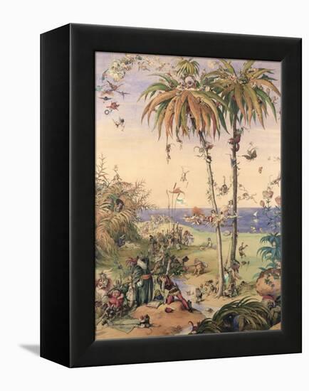 The Enchanted Tree, a Fantasy Based on 'The Tempest', 1845-Richard Doyle-Framed Premier Image Canvas