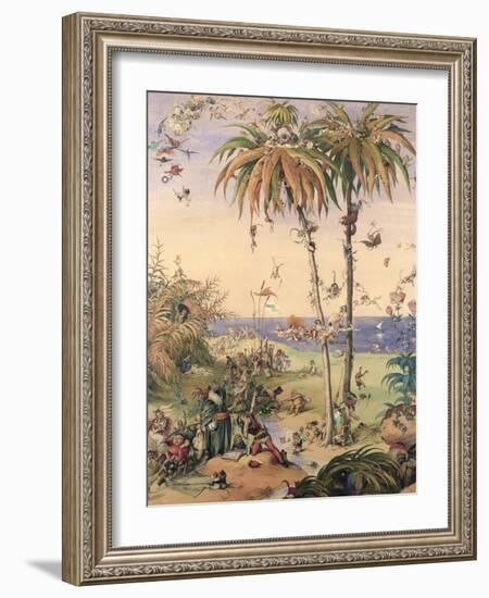 The Enchanted Tree, a Fantasy Based on 'The Tempest', 1845-Richard Doyle-Framed Giclee Print